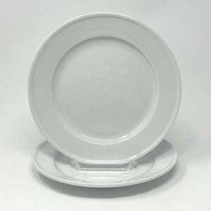 Williams Sonoma Pantry Essentials Set Of 2 White Salad Plates 8.75” Restaurant